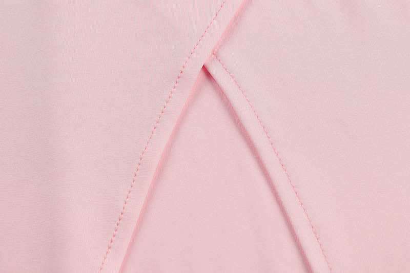 Sleeveless backless lace up slim slit dress