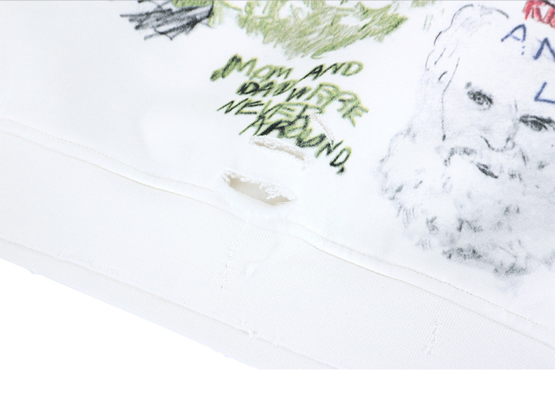 All-Over Cotton Street Art Sweatshirt