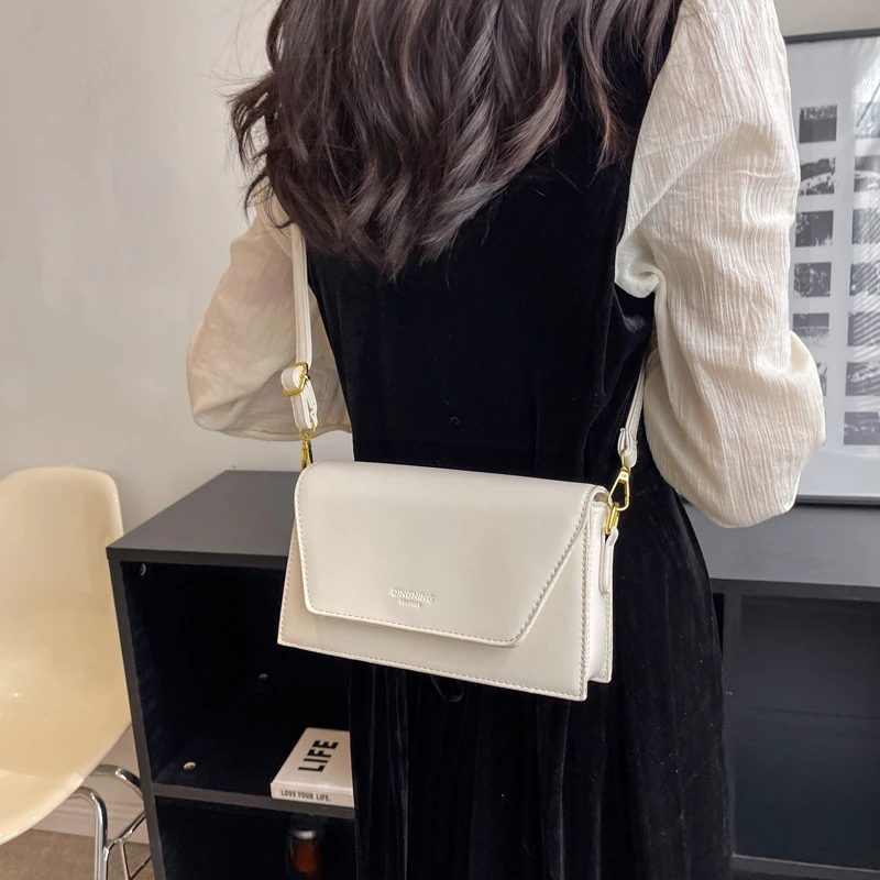 Ladies Olive PU Mini Satchel
