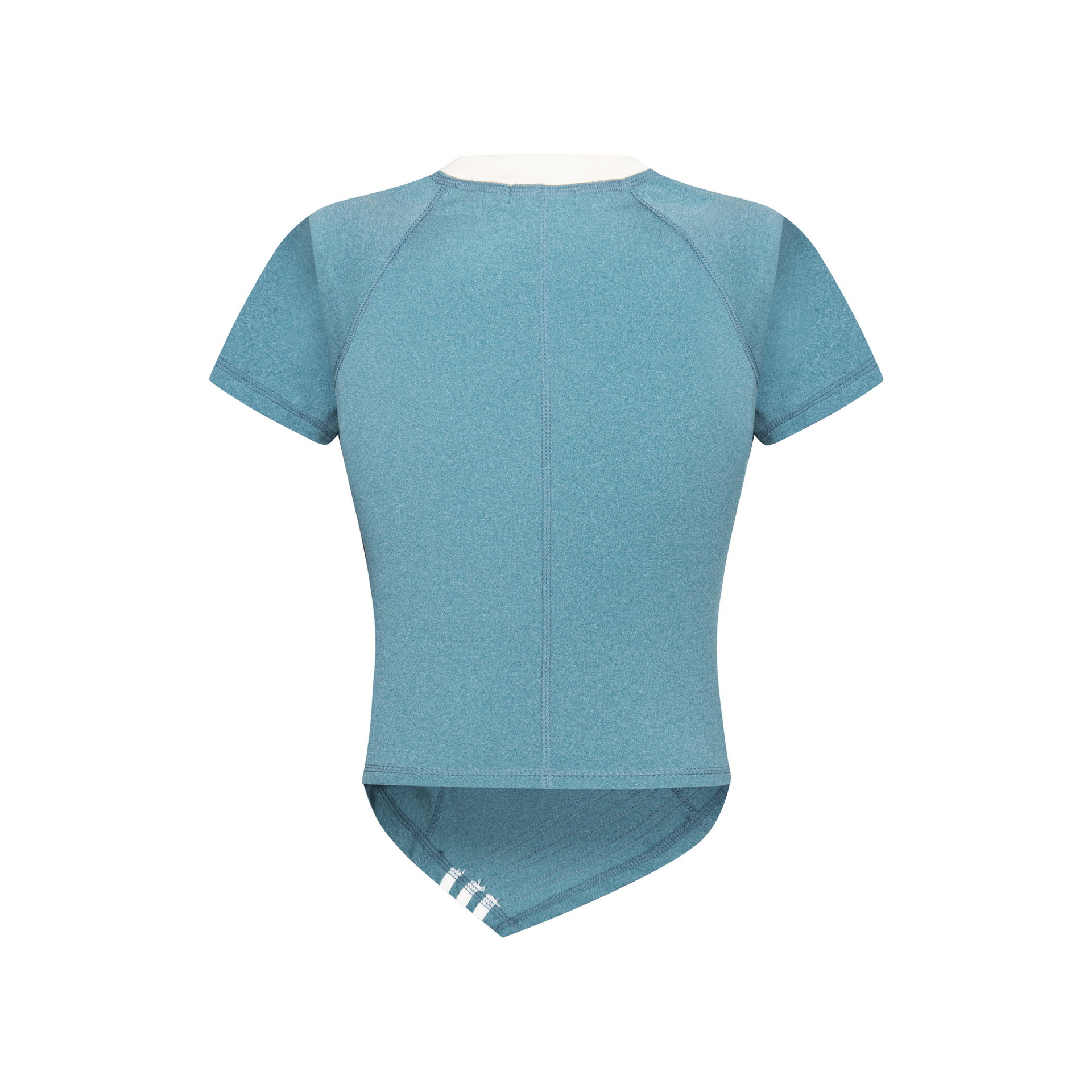 Irregular short sleeved T-shirt