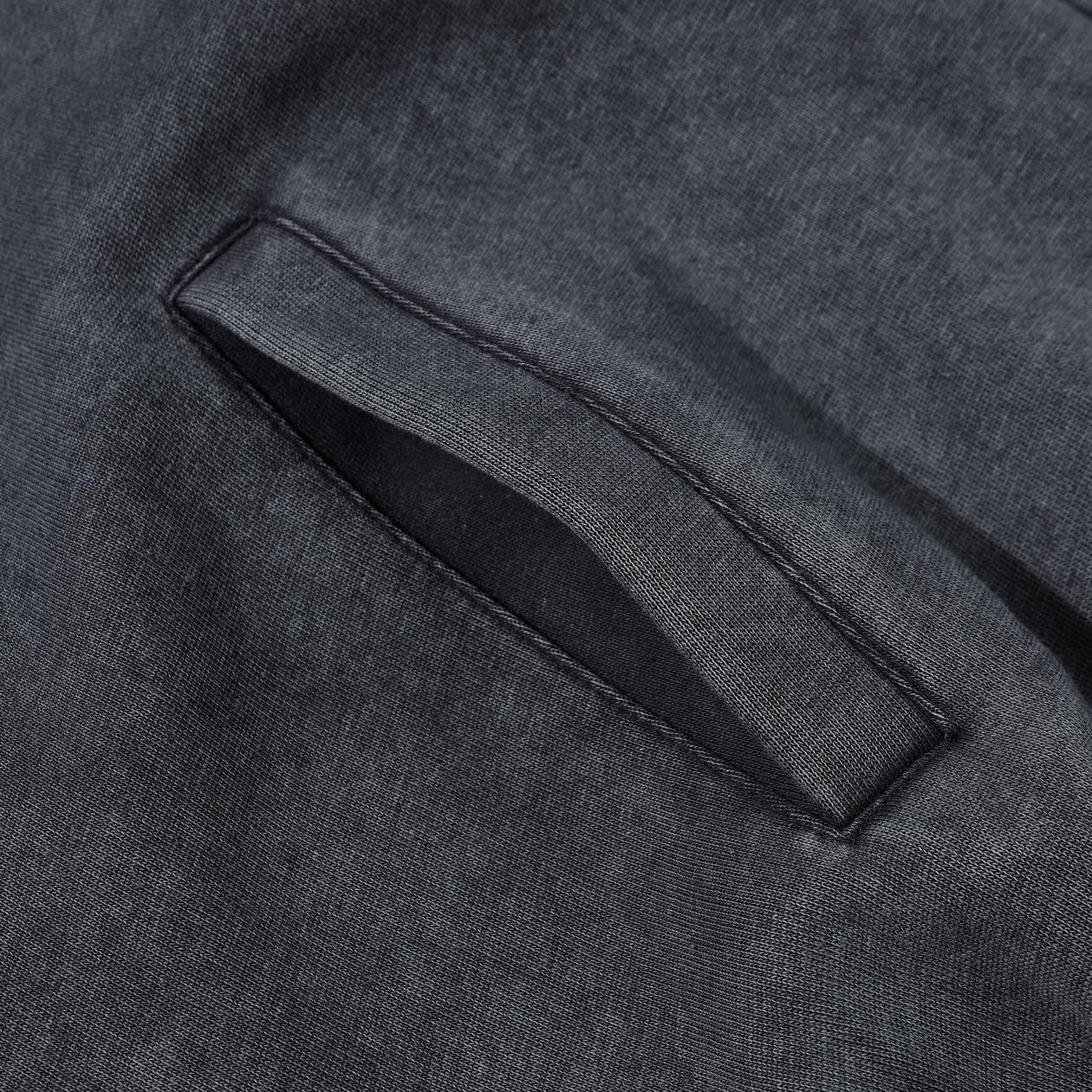 Faded Faux Layered Long Sleeve Hoodie
