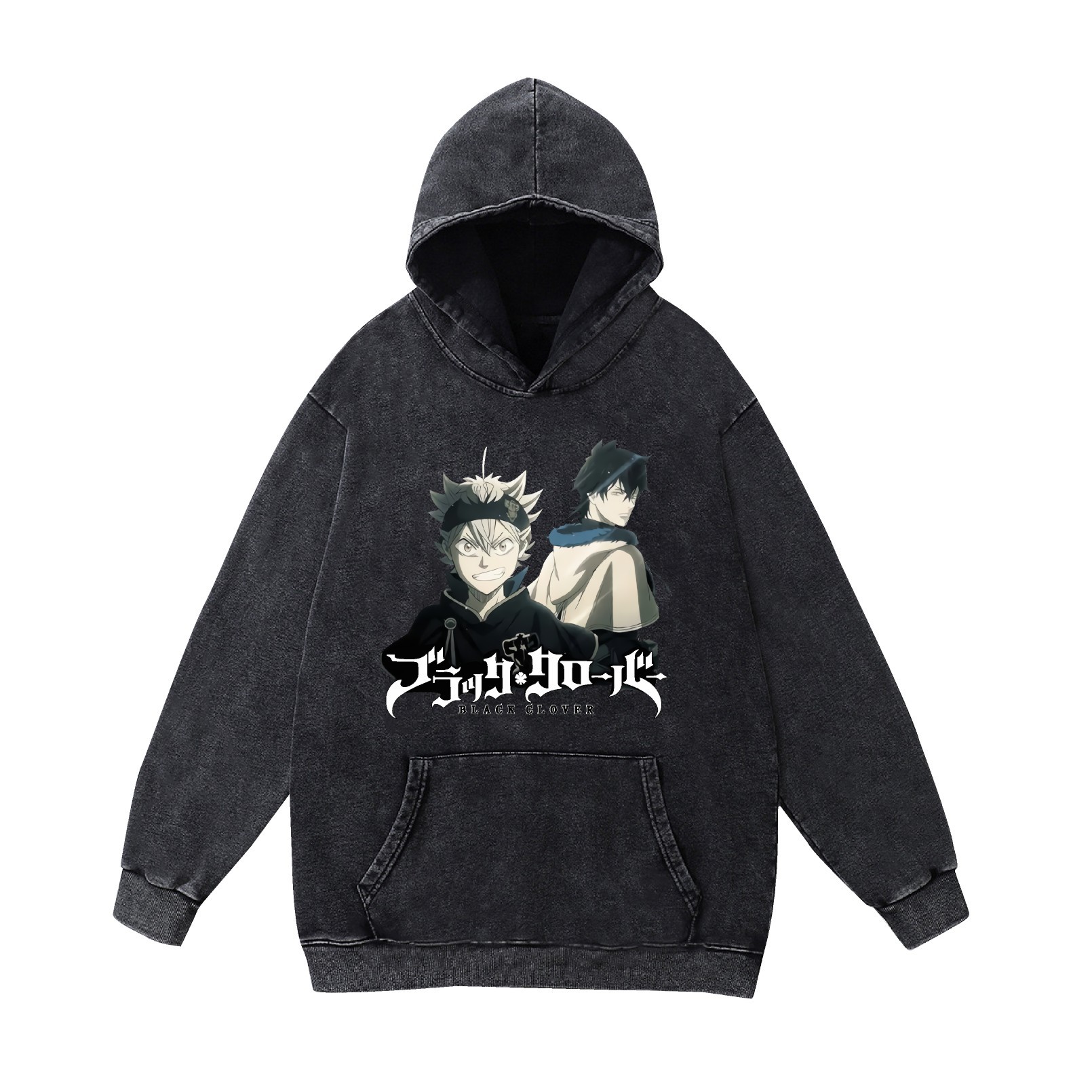 Oversized Faded Destroyed Graphic Hoodie