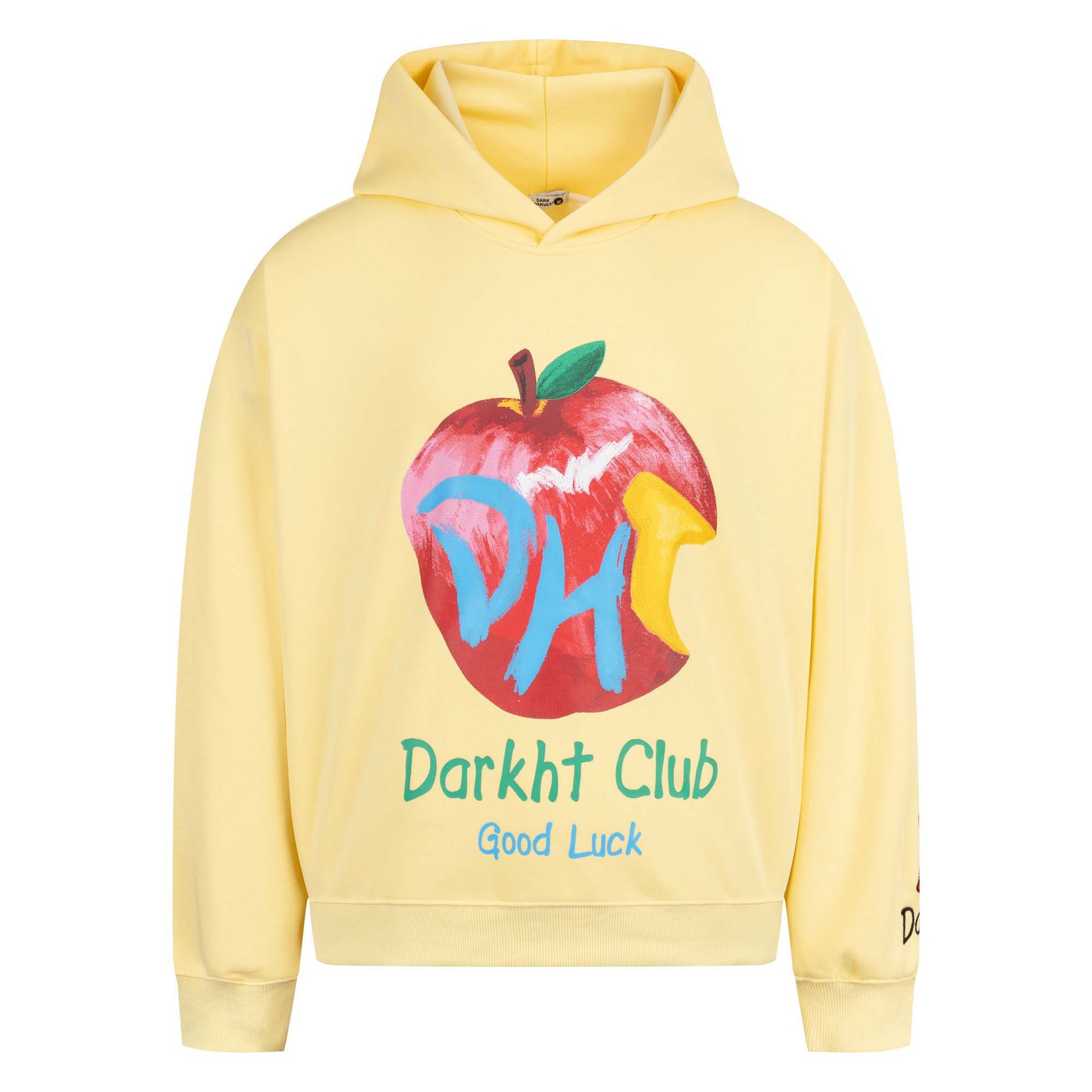 High Street Cotton Typography Oversized Hoodie
