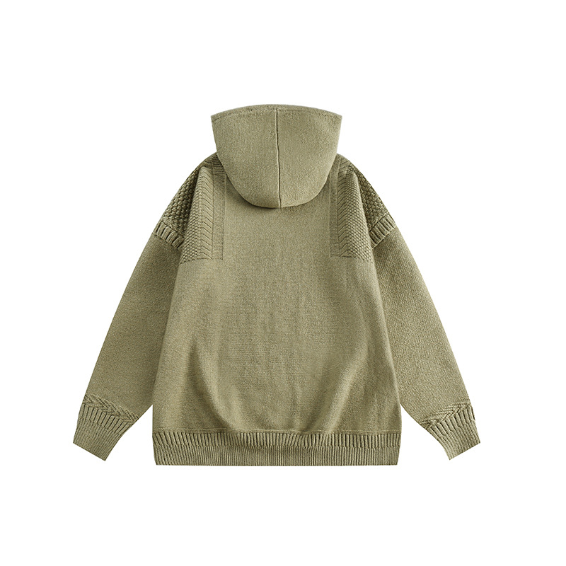 Matching Oversized Color-Block Long Sleeve Hoodie