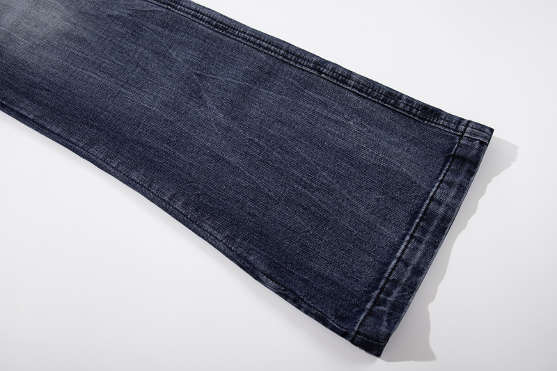 Retro Washed Lightning Pattern Men's Long Pants, INS Autumn Trendy Streetwear, Cool and Versatile Slightly Flared Jeans