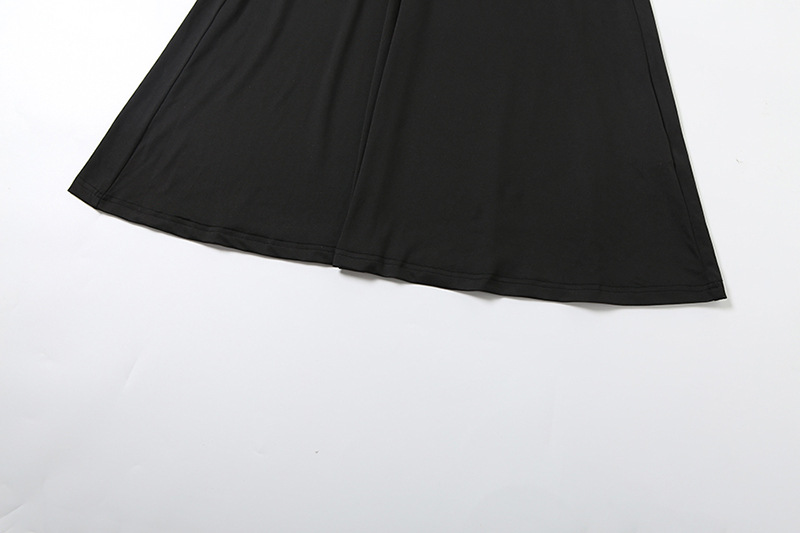 Plunging Cutout High-Waist Full-Sleeve Pencil Dress