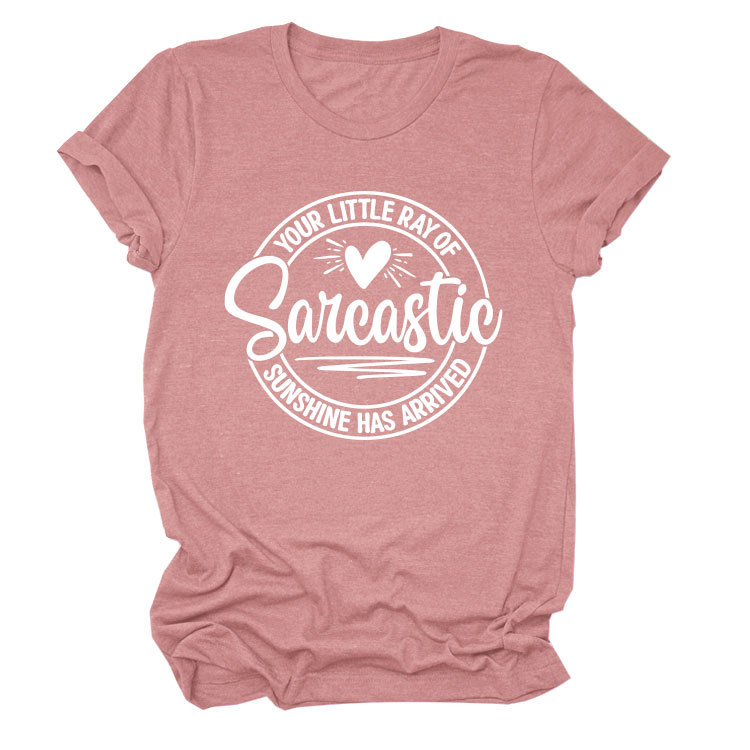 Ladies Geometric V Neck T-shirt