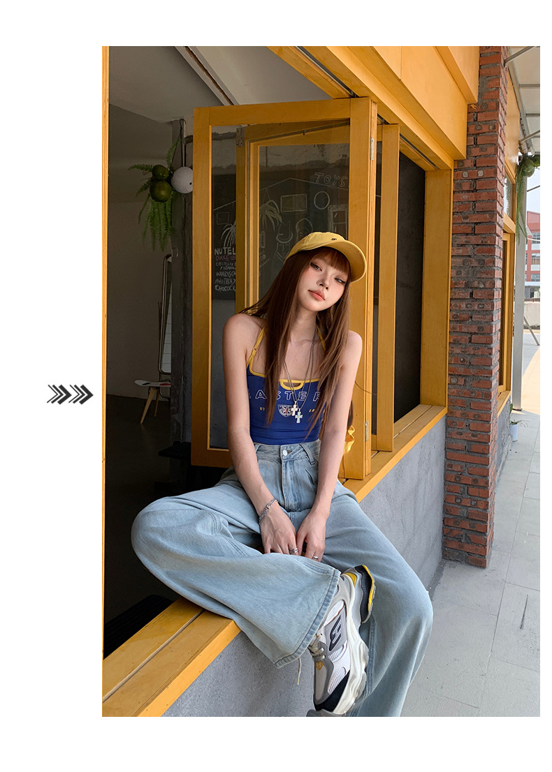 Loose Straight Leg Tencel Lyocell Breathable Wide-Leg Pants for Women