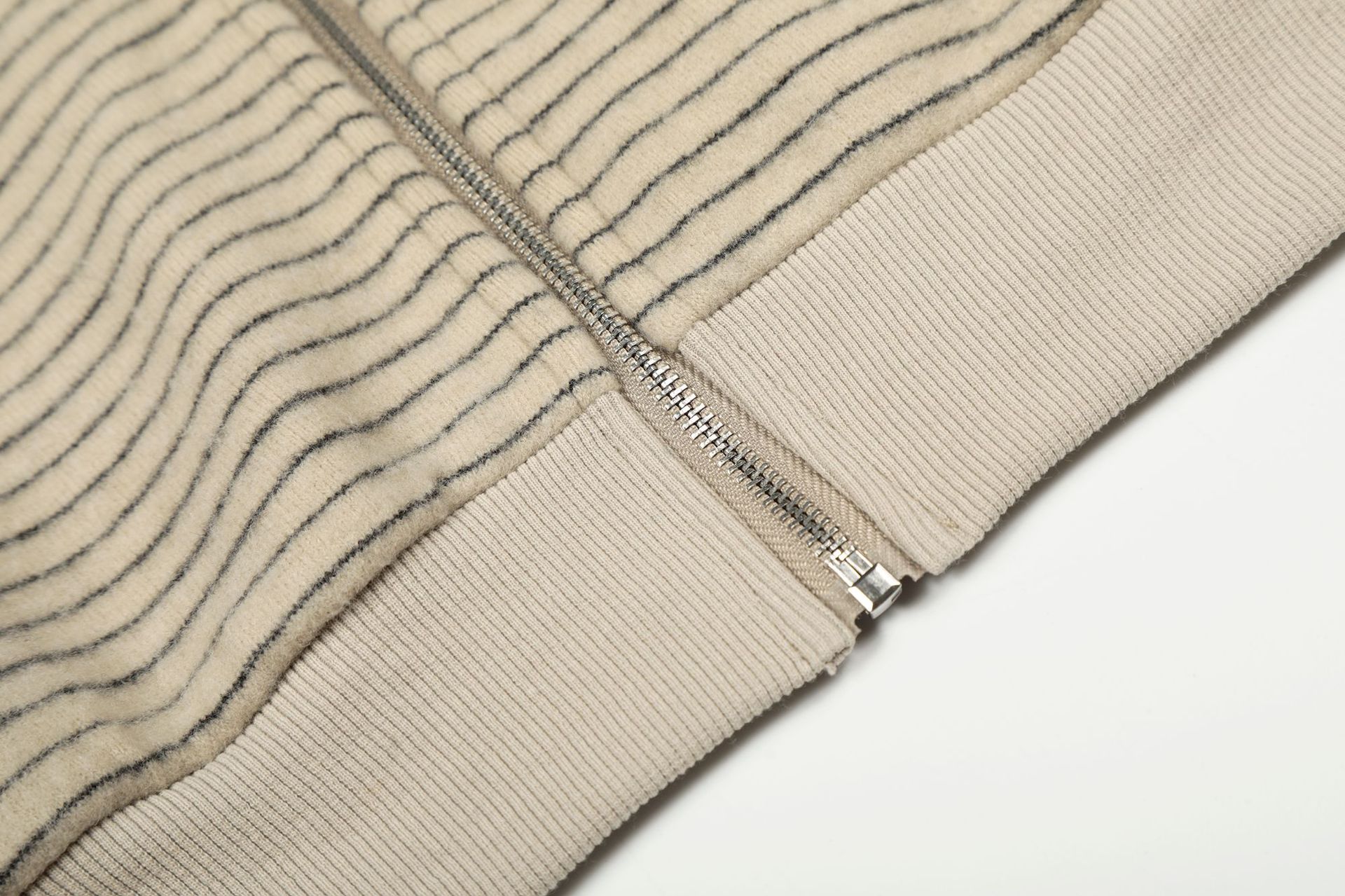 Mens Oversized Banded Hood Cardigan