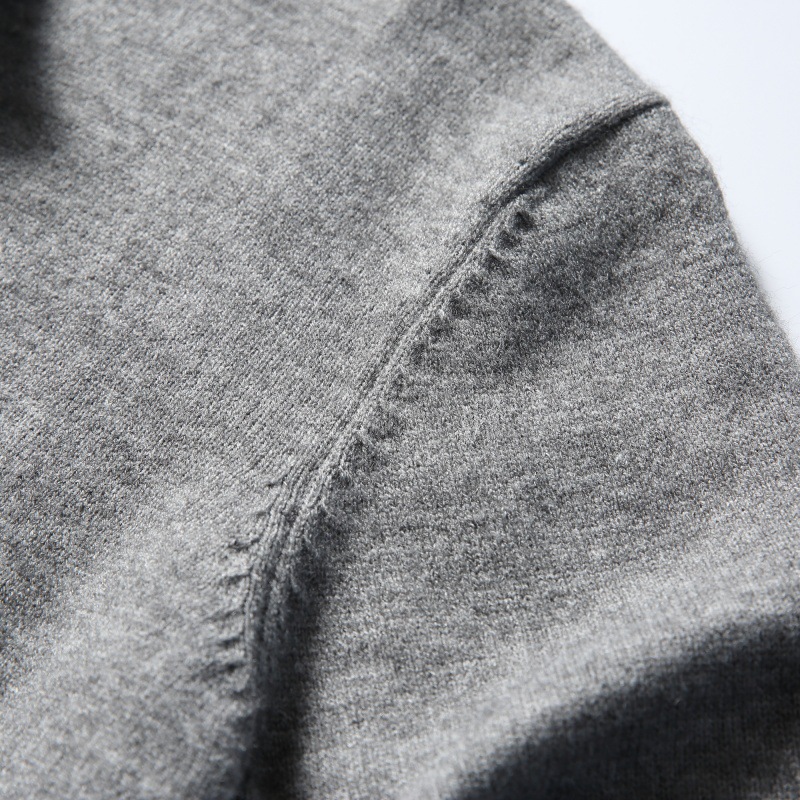 Oversized Vintage Crew Zipper Sweater
