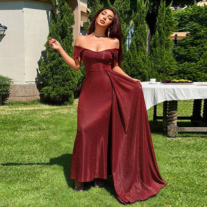 High Waist Square Neck Bodycon Maxi Dress