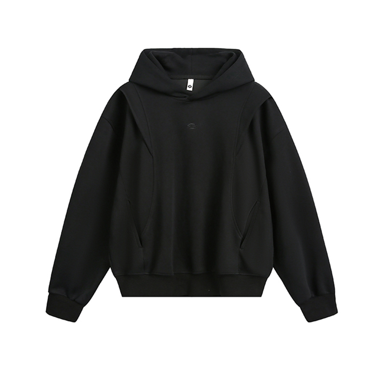 Retro Cotton Blend Loose Fit Hoodie