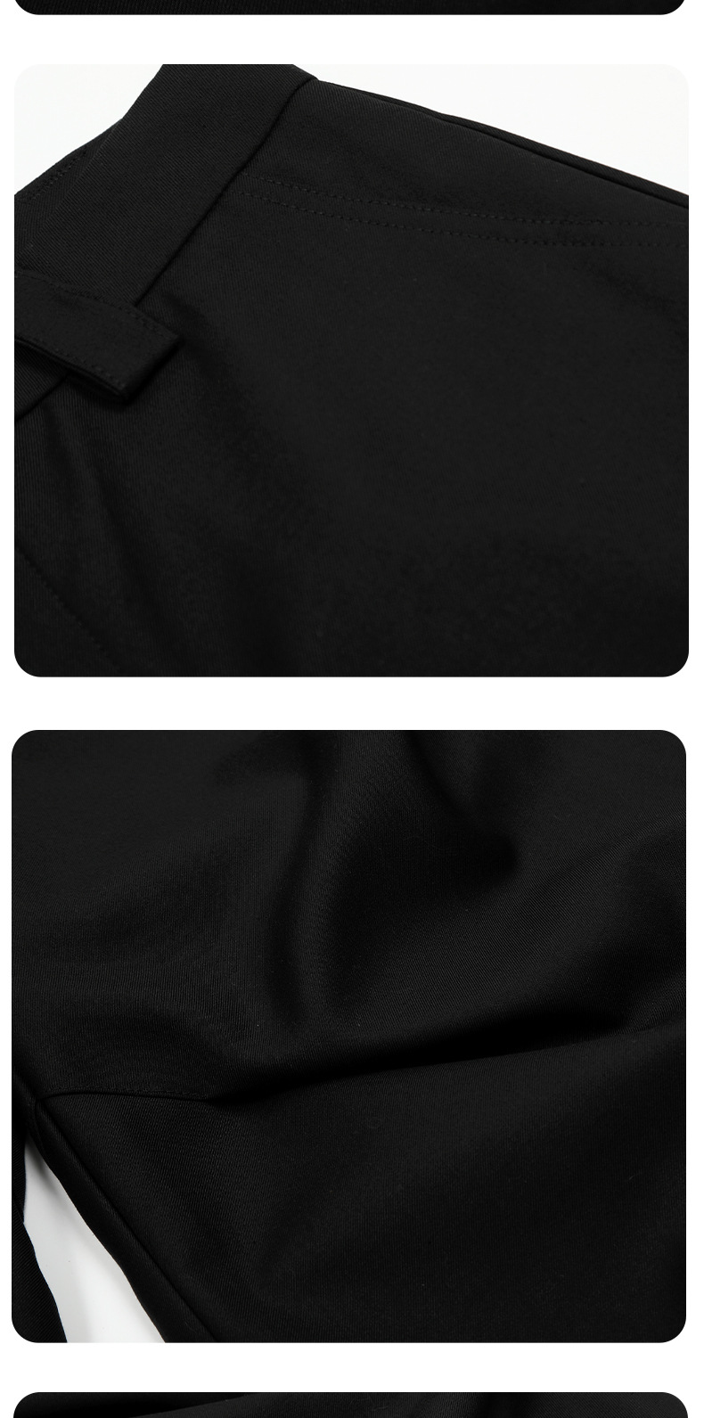 Trousers for Men and Women Water-Washed Vintage Straight Clean Fit Loose Wide-Leg Shorts