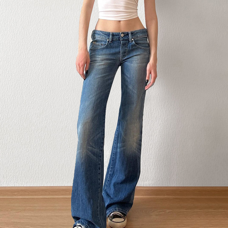 Basic versatile slim fit spicy girl jeans