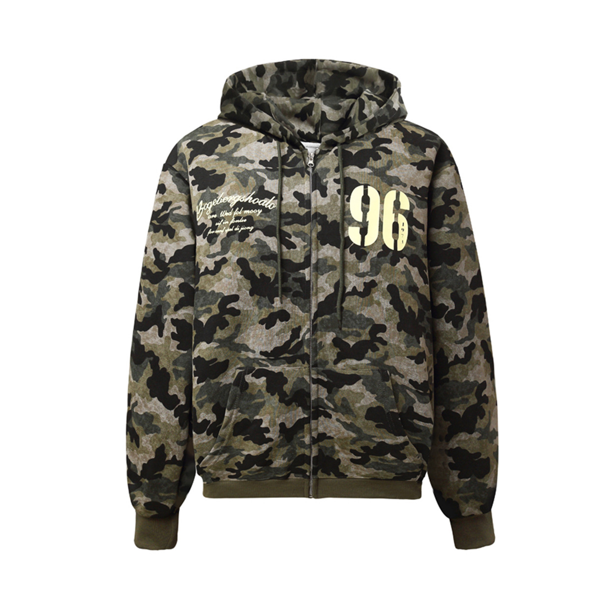 hooded cardigan