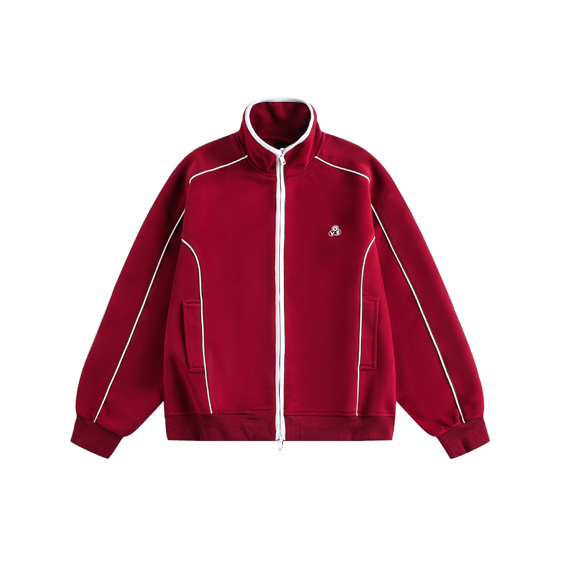 Cotton Blend Two-Tone Seam Hoodie