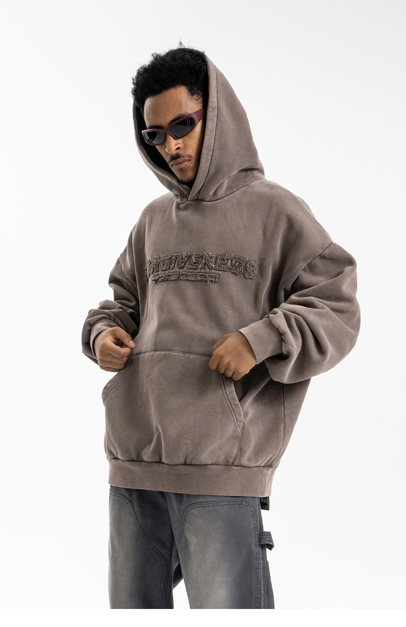 Essential Cotton Initial Hoodie