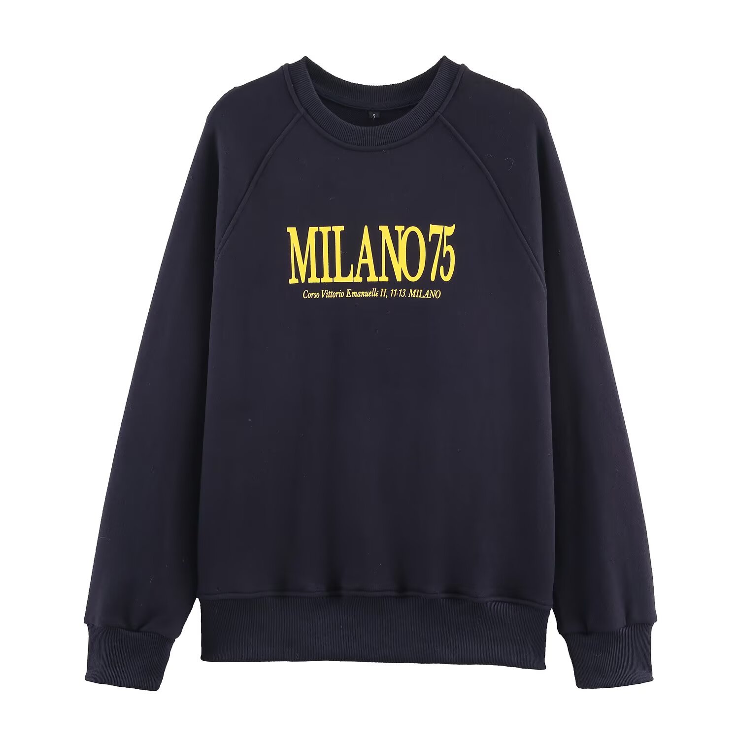 Retro style casual printed hoodie women's clothing