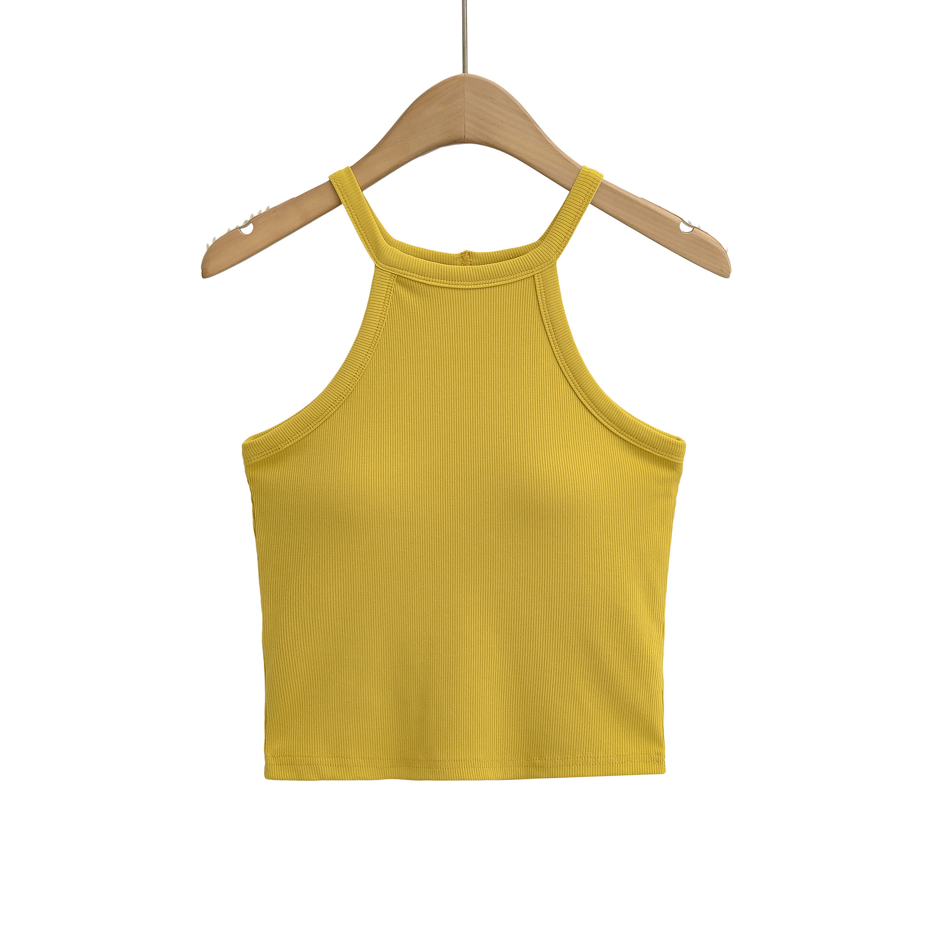 Hanging neck short sports vest