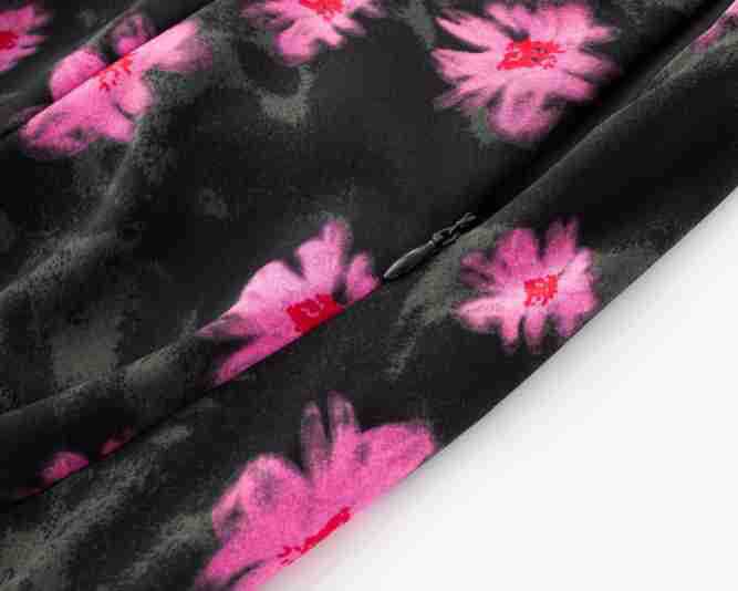 Cross-Tie Waist Print Strap Long Dress