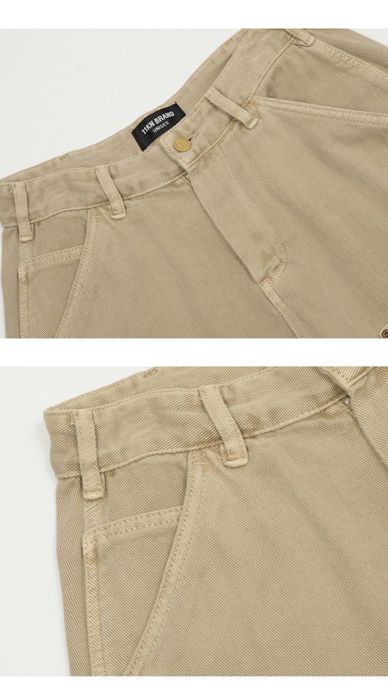 Shorts for Men and Women Loose Straight Leg Design Sense Five-Point Pants Trendy