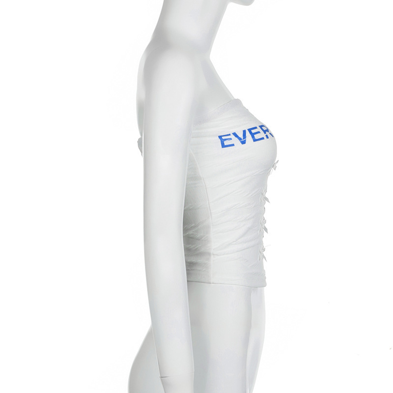 Bodycon Open Back Polyester Crop Top