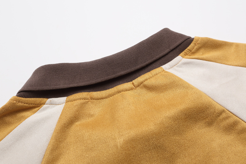Ladies Streetwear Paneled Monogram Velvet Hoodie
