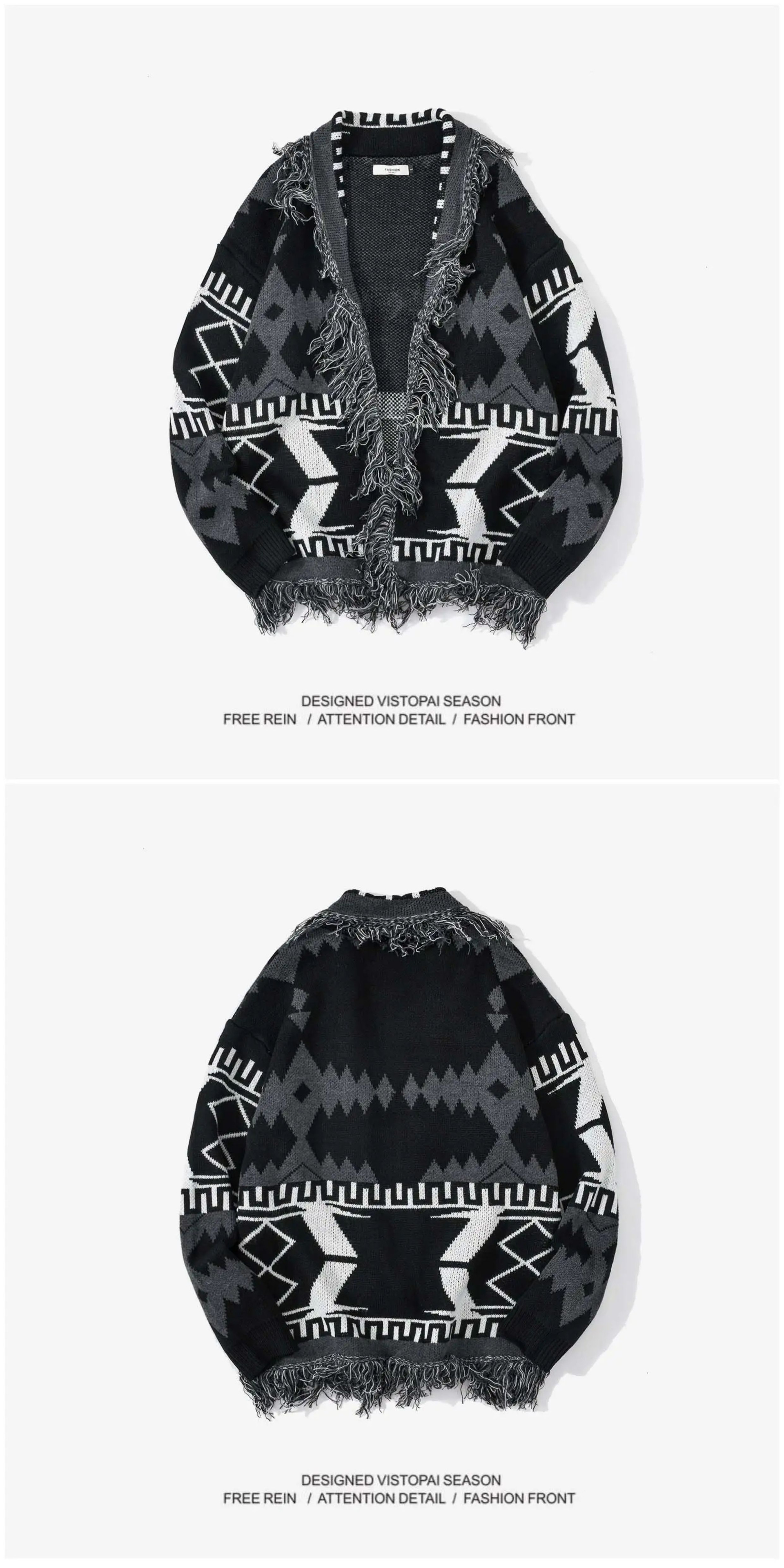 Spooky Embroidered Loose Scoop Neck Sweater