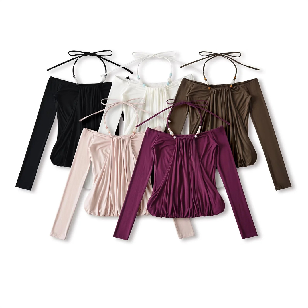 One-Shoulder Slim Fit Spicy Tee