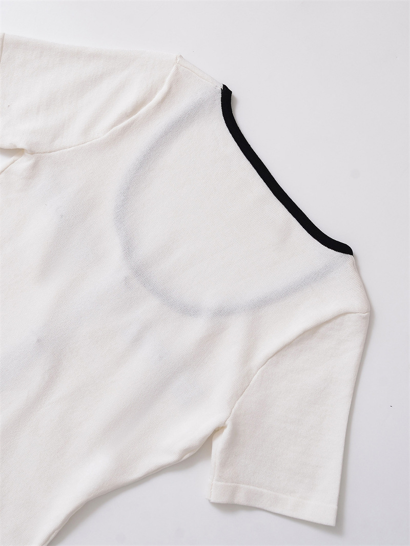 Ladies Continental Chic Relaxed Fit Knit T-Shirt