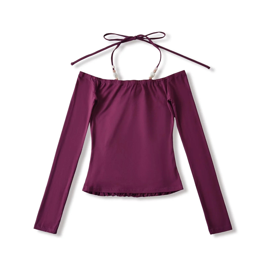 One-Shoulder Slim Fit Spicy Tee