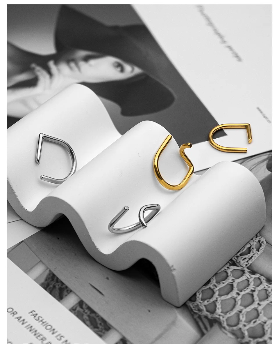 Ladies Titanium Stackable Ring