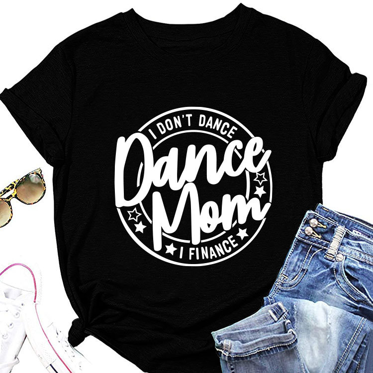 Geometric Pattern Round Neck T-Shirt