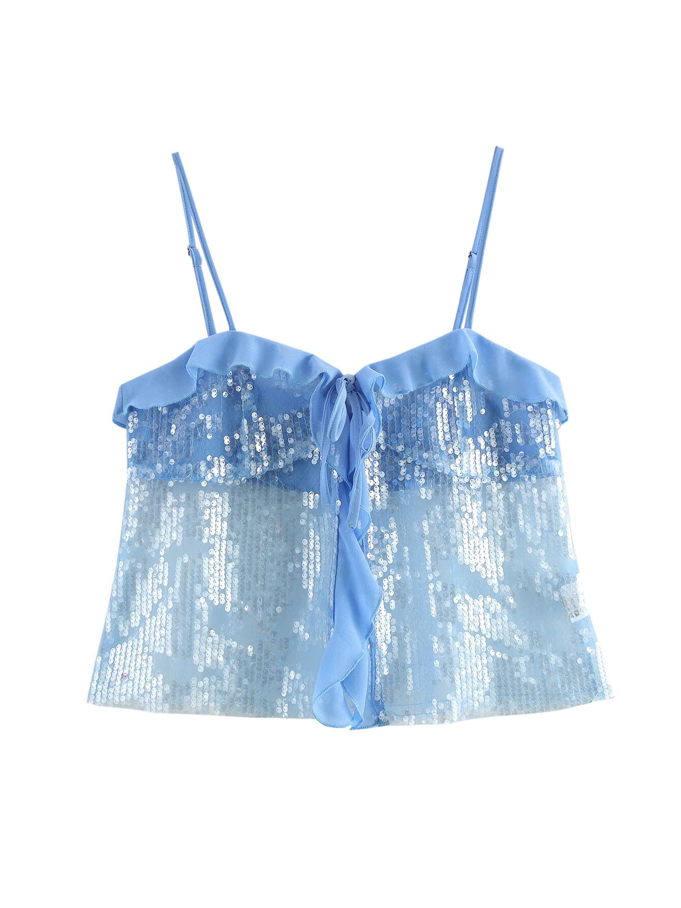 Modern Solid Sparkly Cami