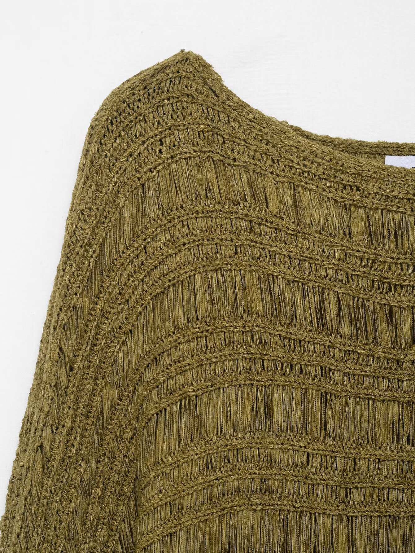 Ladies' Full Sleeve Plain Knit Polyester Sweater