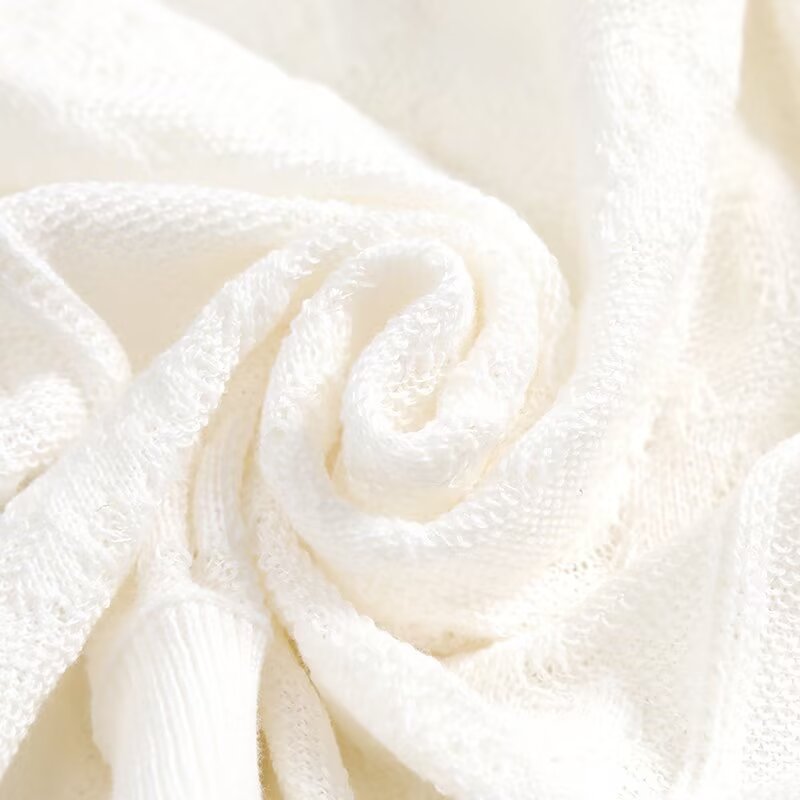 Ivory Cutout Full Sleeve Crew Sweater