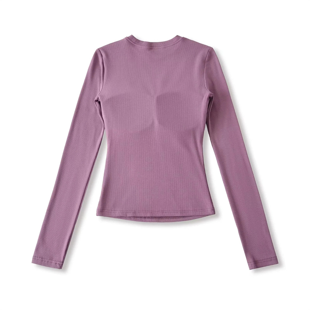 Japanese Crew Quilted Plain Slim-Fit Base-Layer Tee