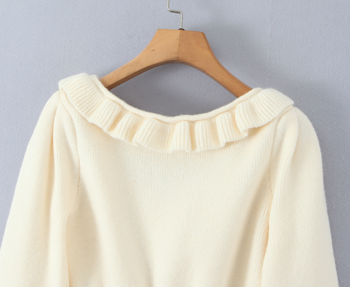 Business Long Sleeve Knot Detail Sweater