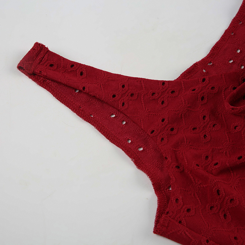 Strapless Polyester Tie-Front Vest