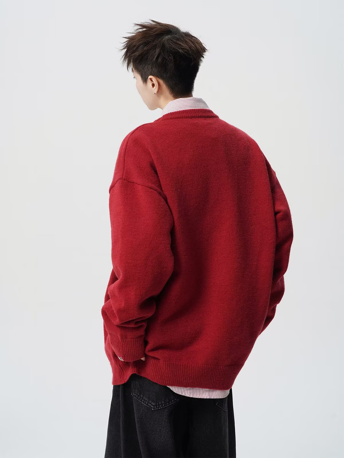 Holiday Frosty Alphabet Jacquard Sweater