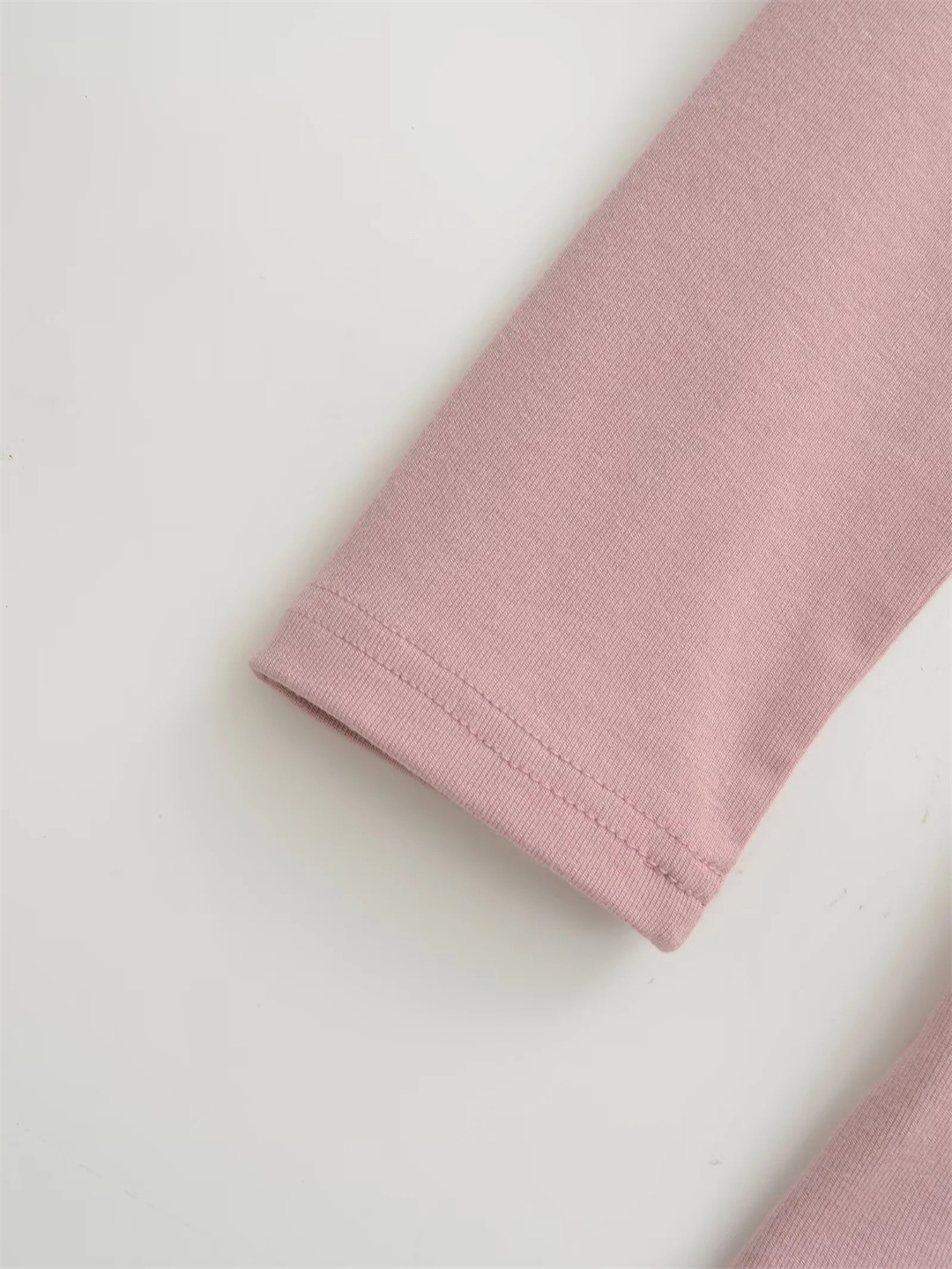 Slim Fit Plain Asymmetric Neck Elbow-Length Midriff Tee