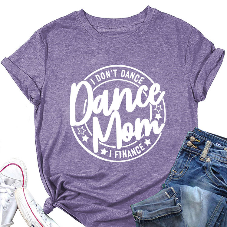 Geometric Pattern Round Neck T-Shirt