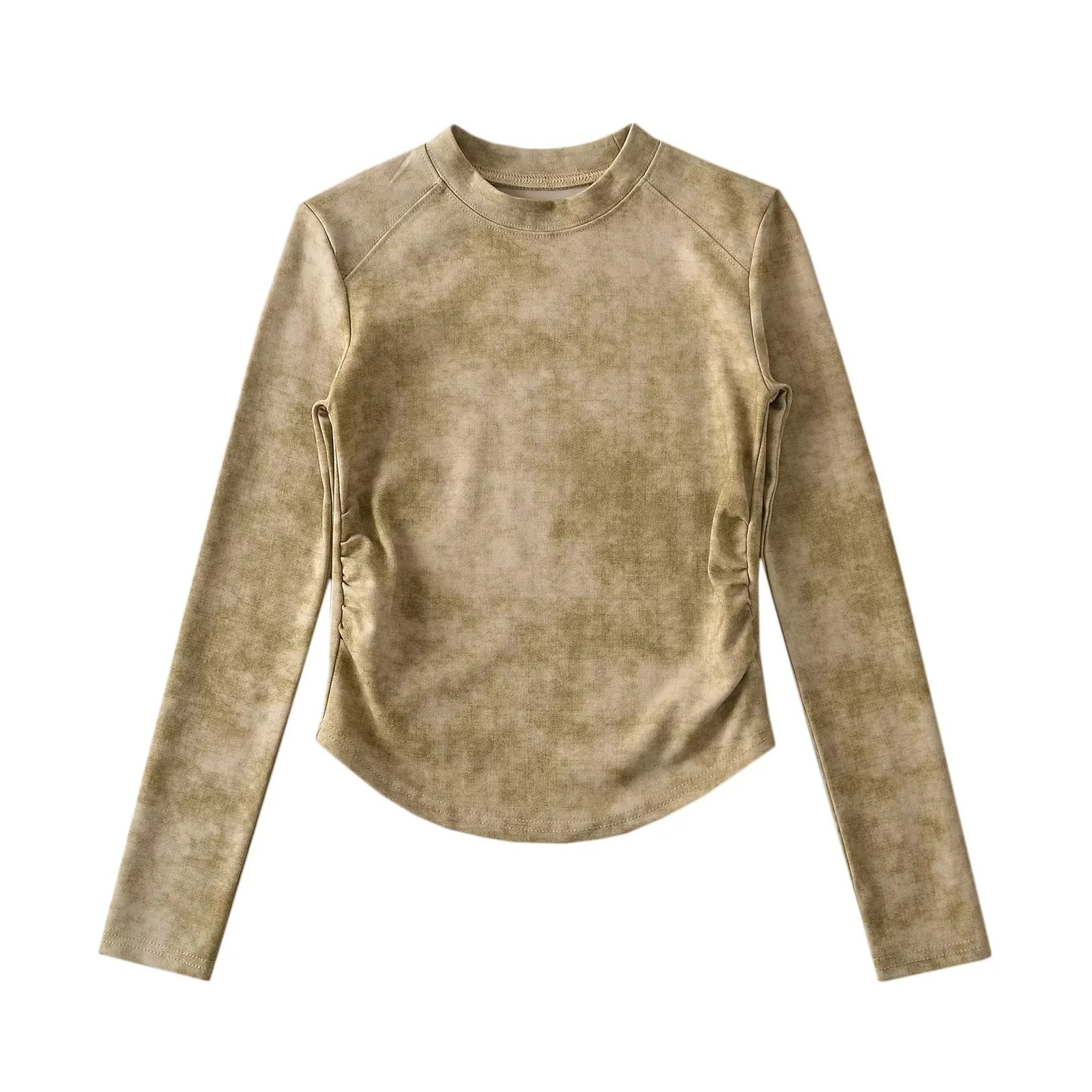 Playful Ladies Full Sleeve Cotton Crewneck Spiral Tee