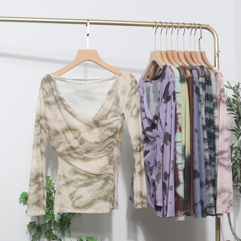 Desire Asymmetrical Long Single Sleeve Blouse