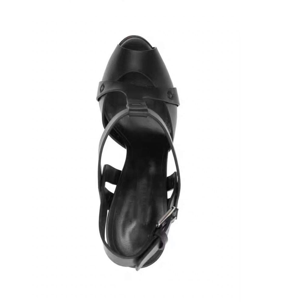 Cross Belt Leather Roman Sandals Womens Slim High Heels Platform High Heels Womens Sandals