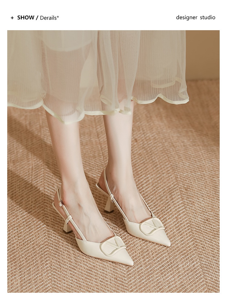 High-heeled Shoes for Women with Thin Heels, Fashionable Dress Shoes, Sandals for Women, Stylish Huizhou Women's Shoes