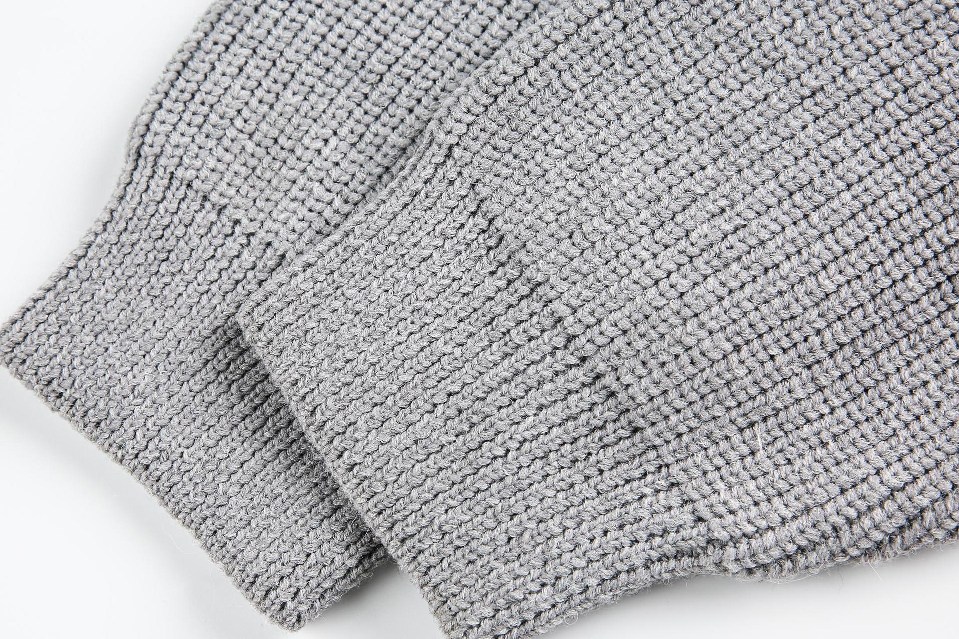 Classic Long Sleeve Mock Turtleneck Zip Sweater