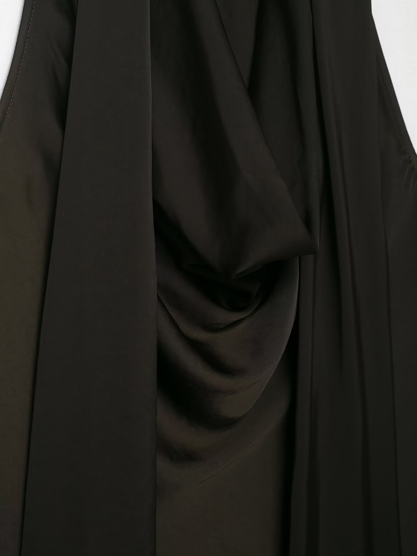 Draped Fringe Polyester Vest