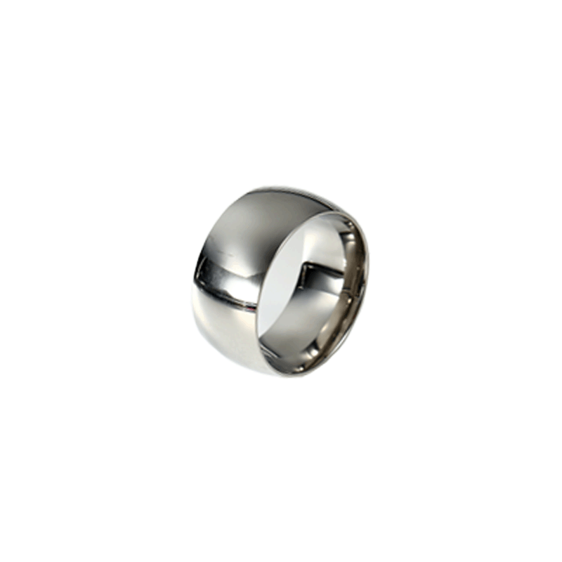 New Simple Style Tungsten Steel Ring Unisex Fashion Wide Ring Light Luxury Style Stainless Steel