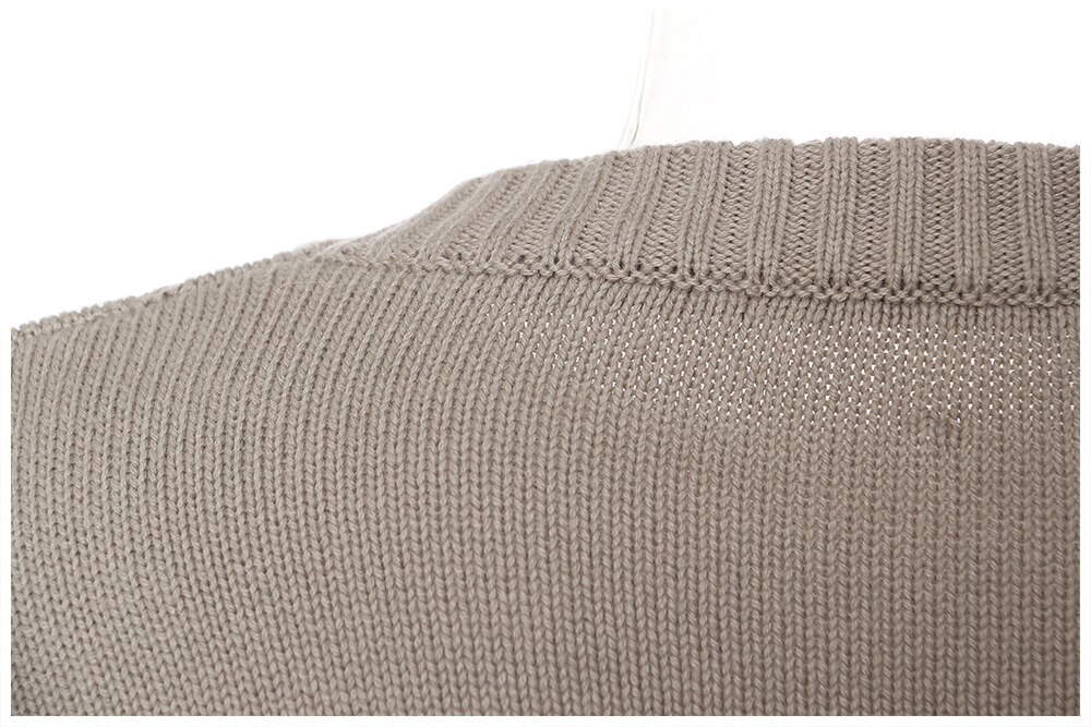 Womens Street Cotton Linen Oversized Cutout Plume Pullover
